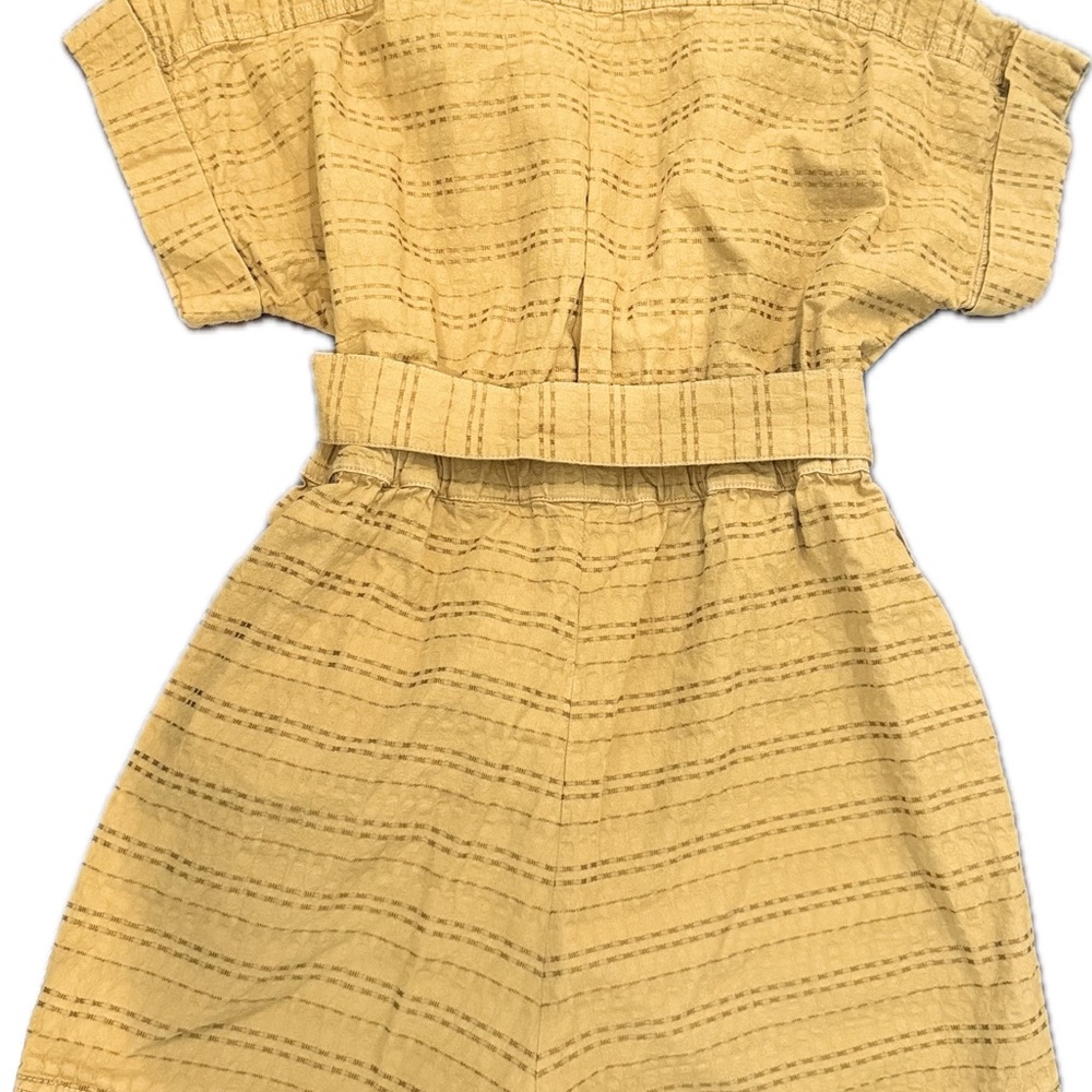 Madewell Textured Camel Romper - Picture 4 of 6